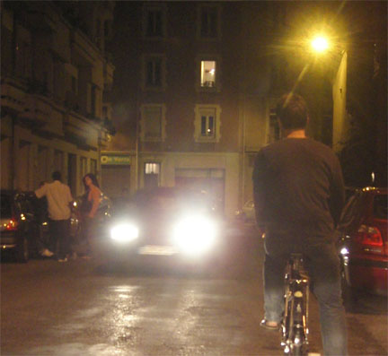 Campagne « Cyclistes brillez » 2012