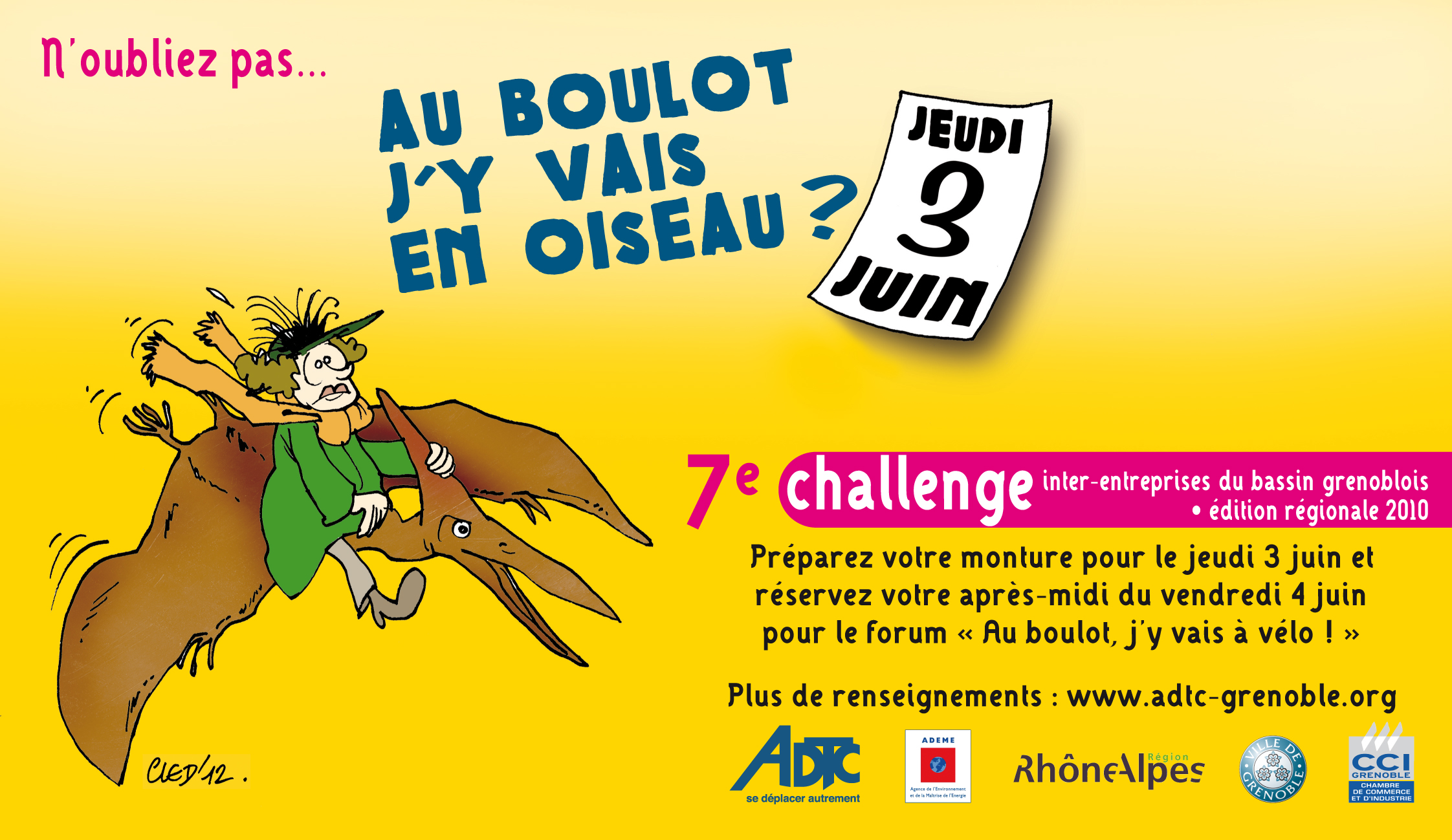 Challenge « Au boulot, j&rsquo;y vais à vélo »