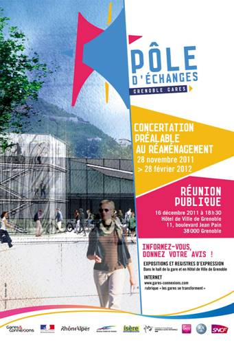 Réunion Publique sur le projet « Pôle d&rsquo;Échanges Grenoble Gares »