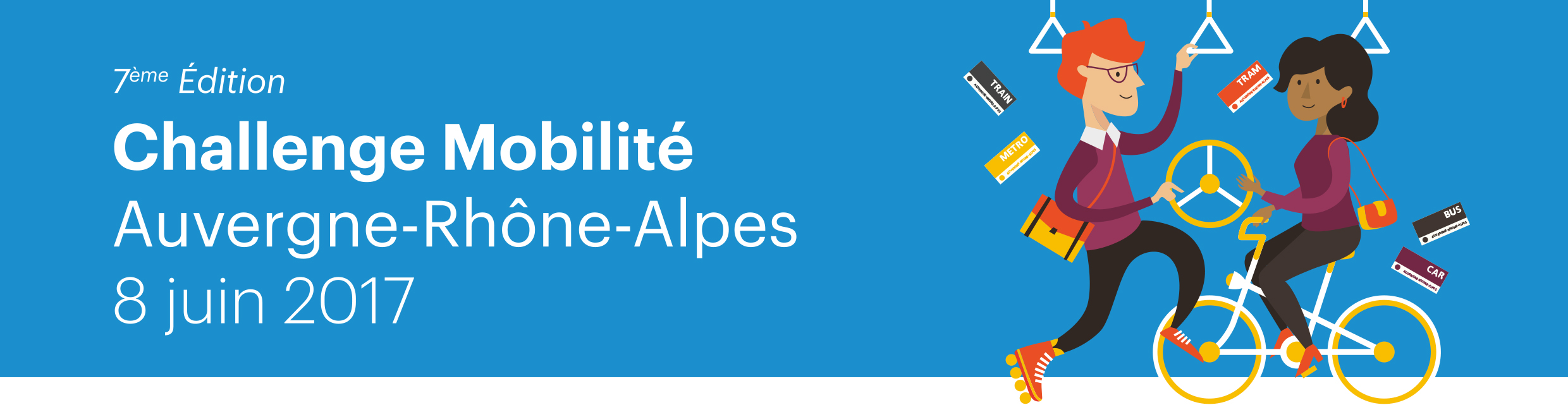 8 juin 2017, 7e Challenge Mobilité Auvergne Rhône-Alpes !!! Relevez le défi : « Au travail j’y vais autrement ! »