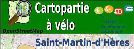 Cartopartie à vélo à Saint-Martin-d&rsquo;Hères – samedi 9 décembre 2023 – 14h