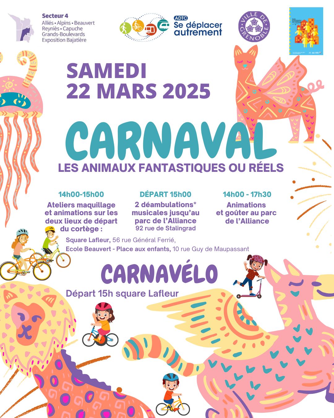 Carnavélo Capuche – samedi 22 mars