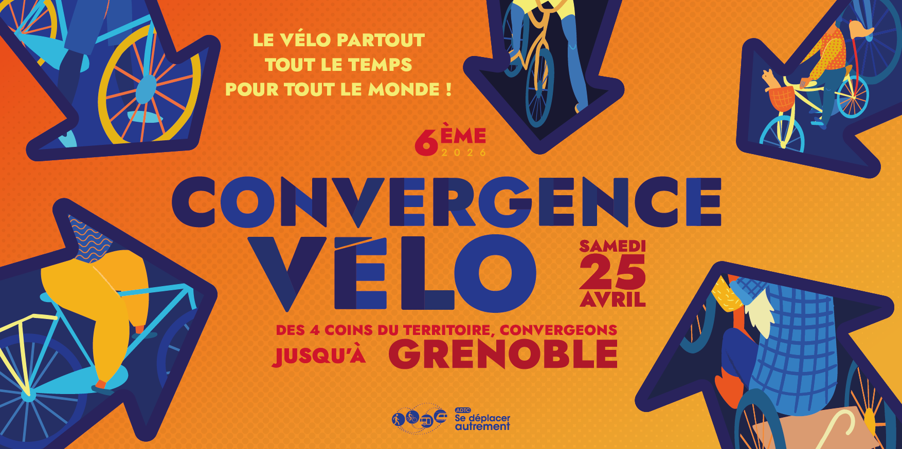 6è convergence Vélo de la région grenobloise : Samedi 25 avril 2026 matin